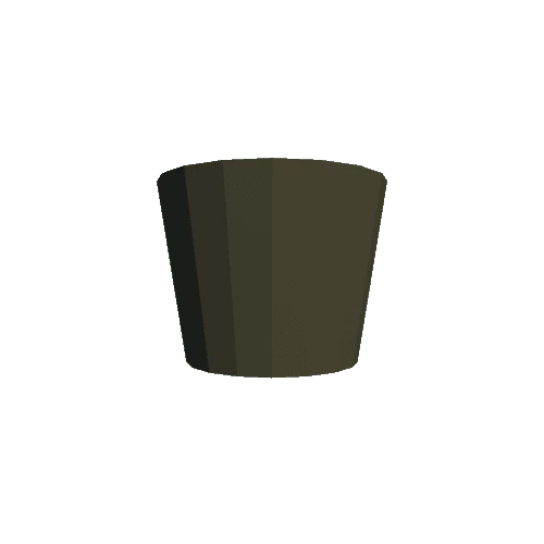 Pot 1 Round Black